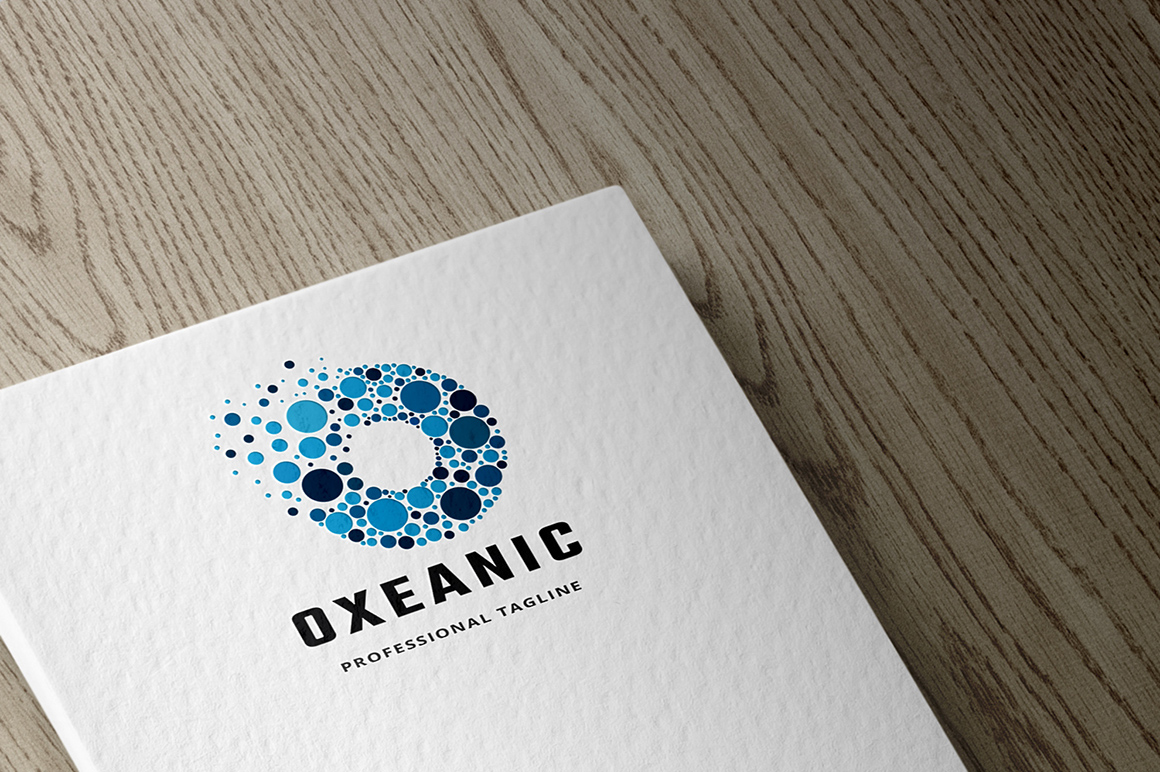 O Letter Oxeanic Logo Template