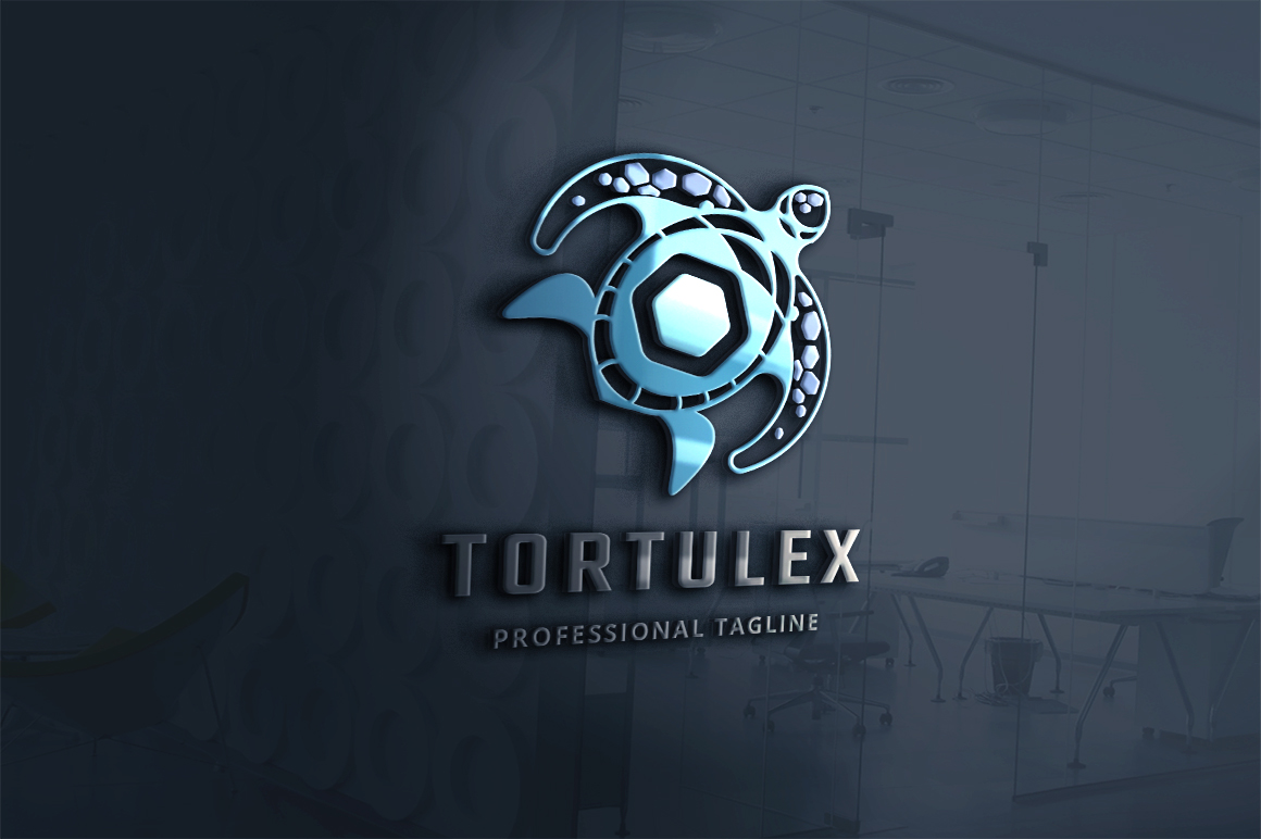 Turtle Decorative Logo Template