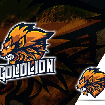 Esport Lion Logo Templates 156641