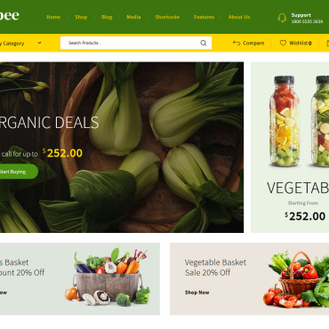 Fruits Grocery WooCommerce Themes 156703