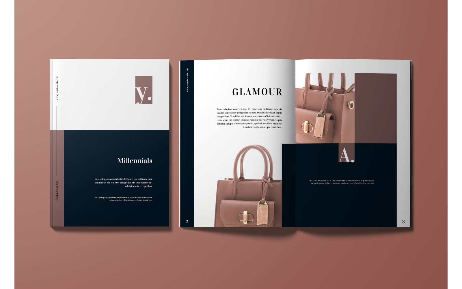 Magazine  Glamour - Corporate Identity Template