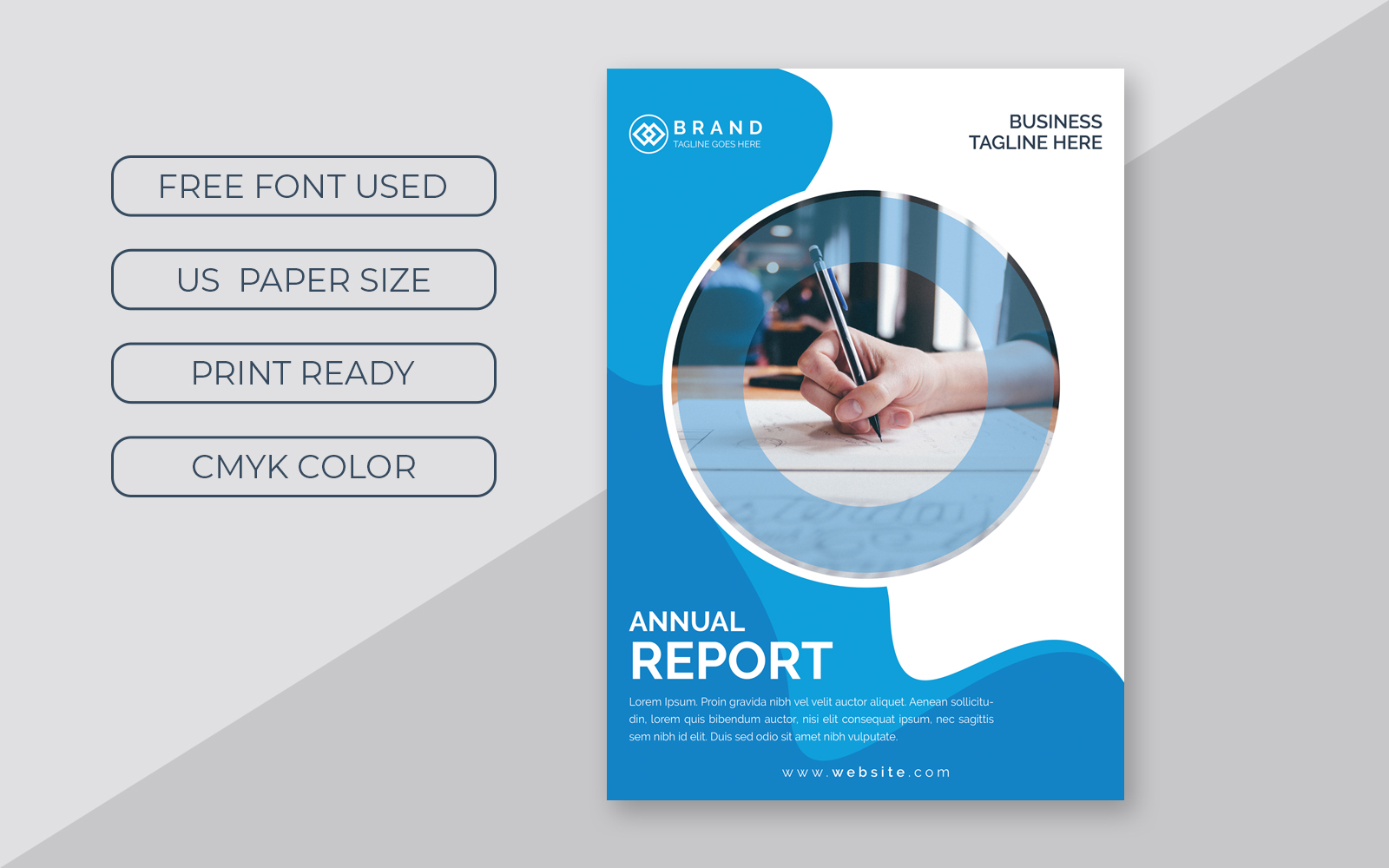 Brochure Annual Report Presentation Layout - Corporate Identity Template