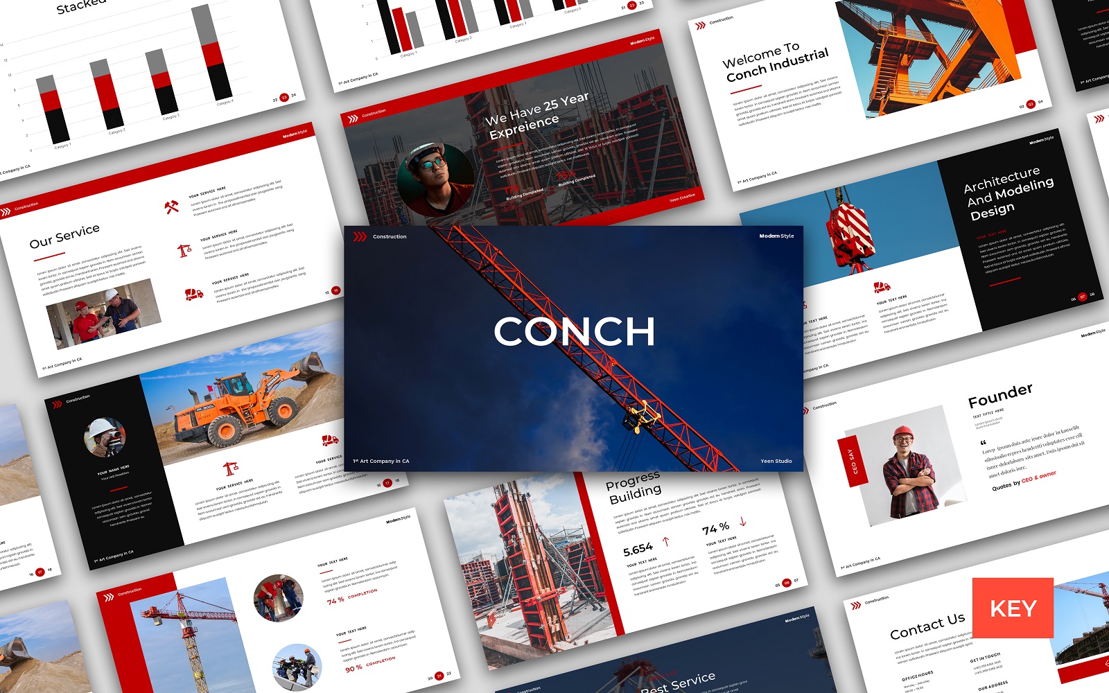 Conch – Construction & Building - Keynote template