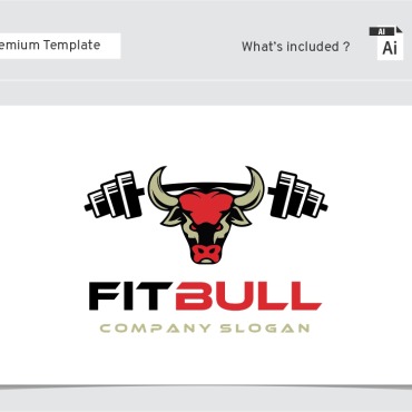 Bull Abstract Logo Templates 157150