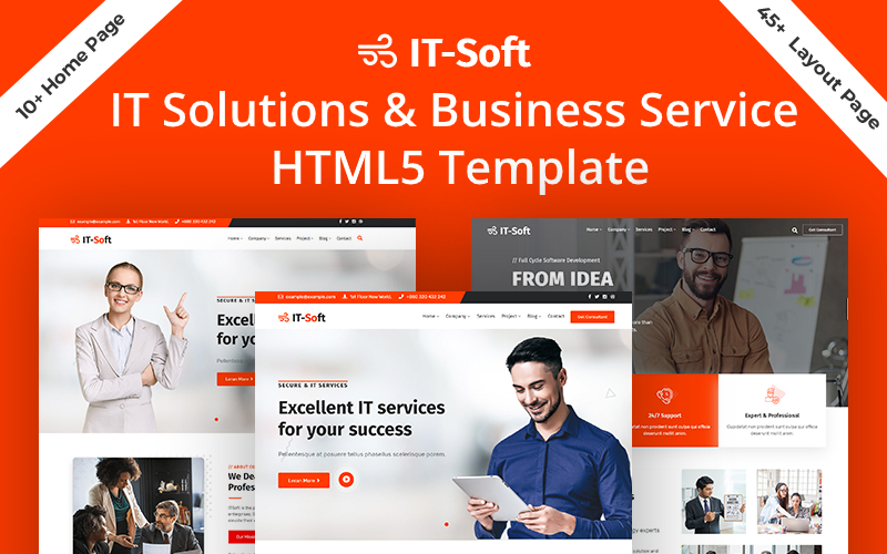 IT-Soft - IT Solutions & Multi-Purpose HTML5 Website Template