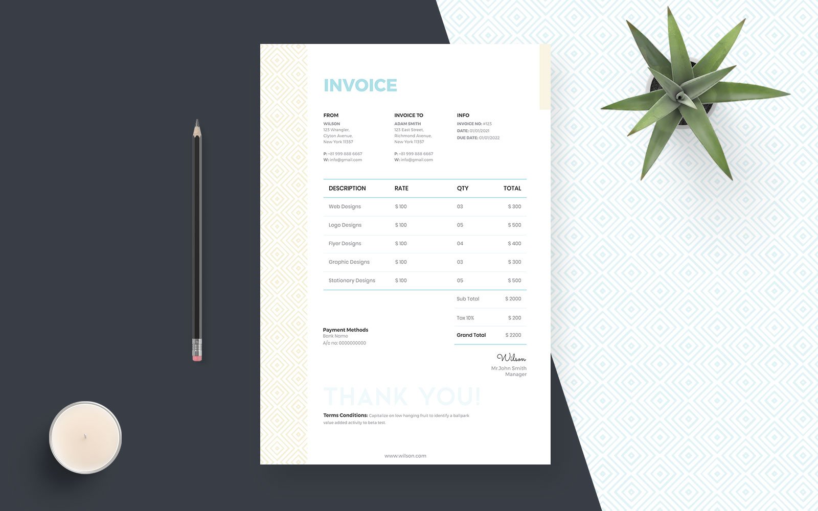 Creative Invoice - Corporate Identity Template