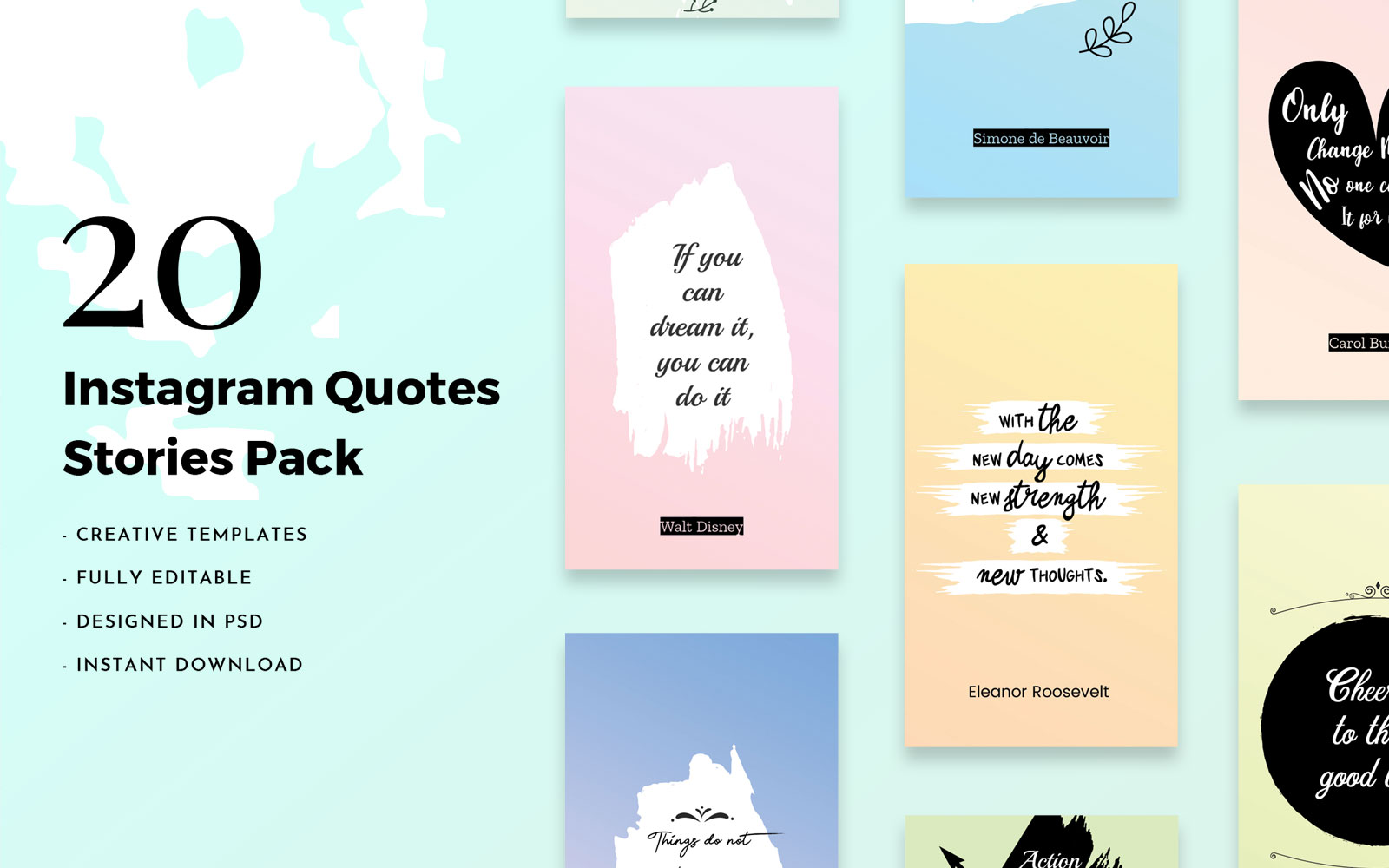 Instagram Quotes Stories Social Media Template