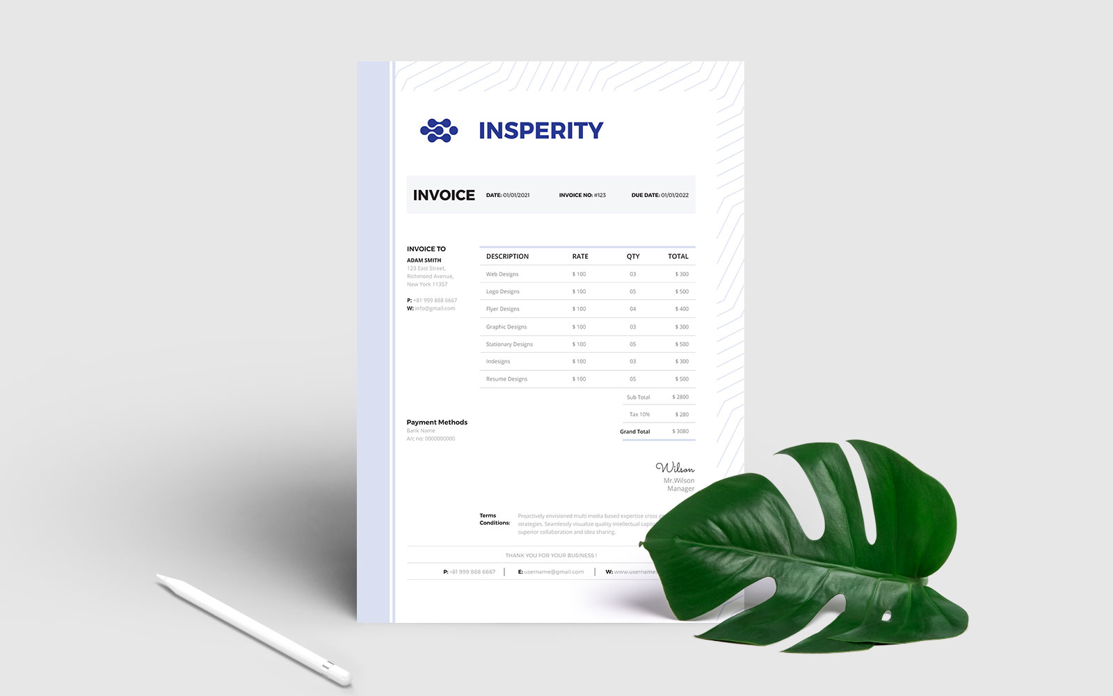 Creative Invoice - Corporate Identity Template