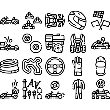 Motorsport Collection Icon Sets 157806