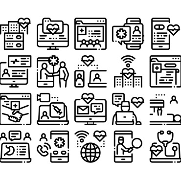 Treatment Collection Icon Sets 157809