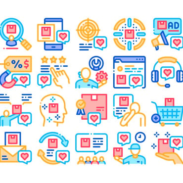 Customer Journey Icon Sets 157812