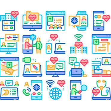 Treatment Collection Icon Sets 157816