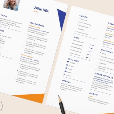 Template Word Resume Templates 157897