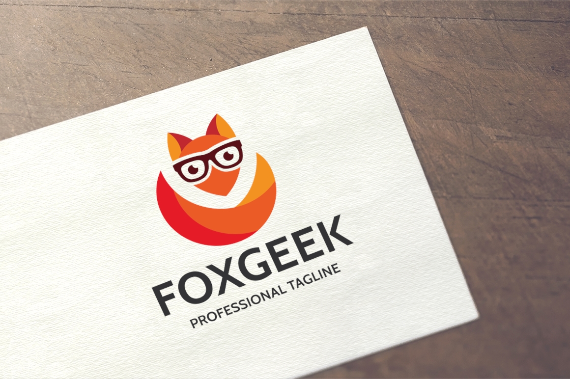 Fox Geek Logo Template