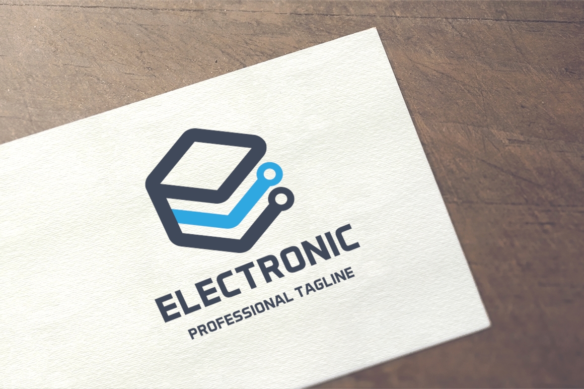 Letter E - Electronic Logo Template