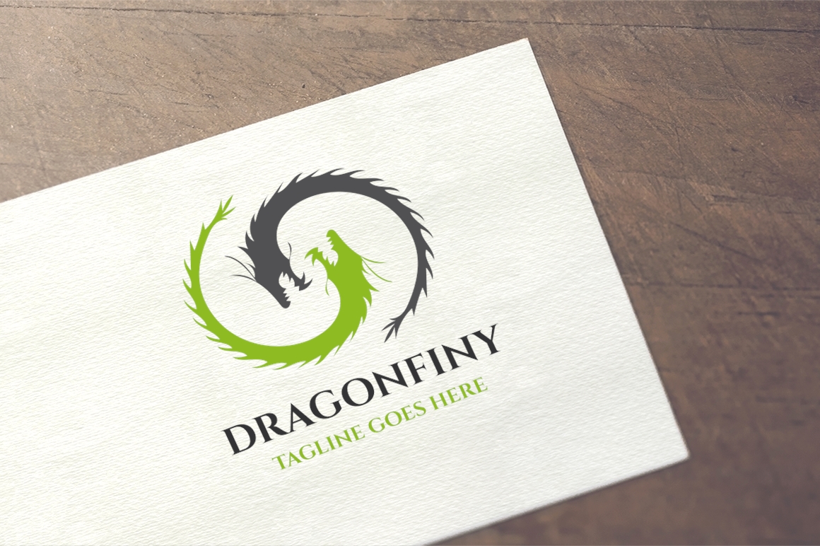 Dragon Infinity Logo Template