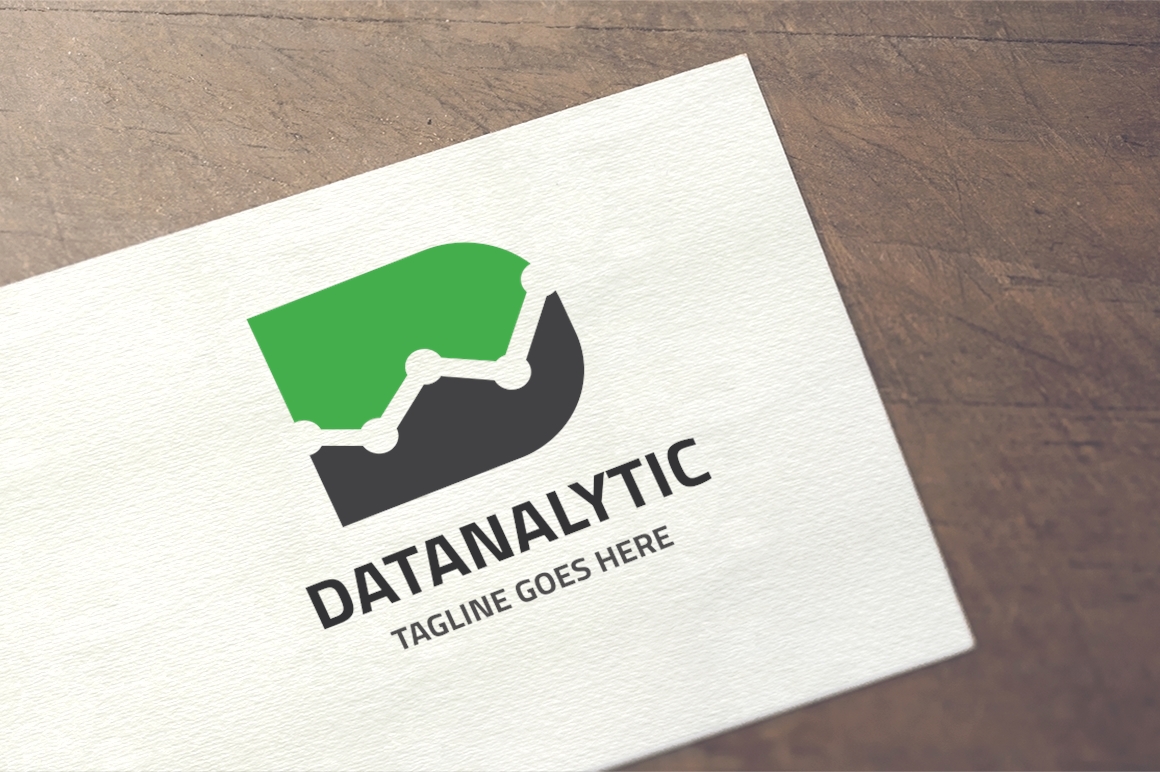 Letter D - Datanalytic Logo Template