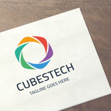 Colorful Cube Logo Templates 158014