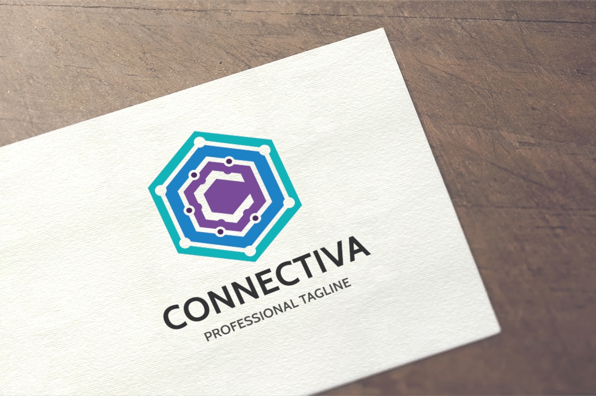 Letter C - Connectiva Logo Template