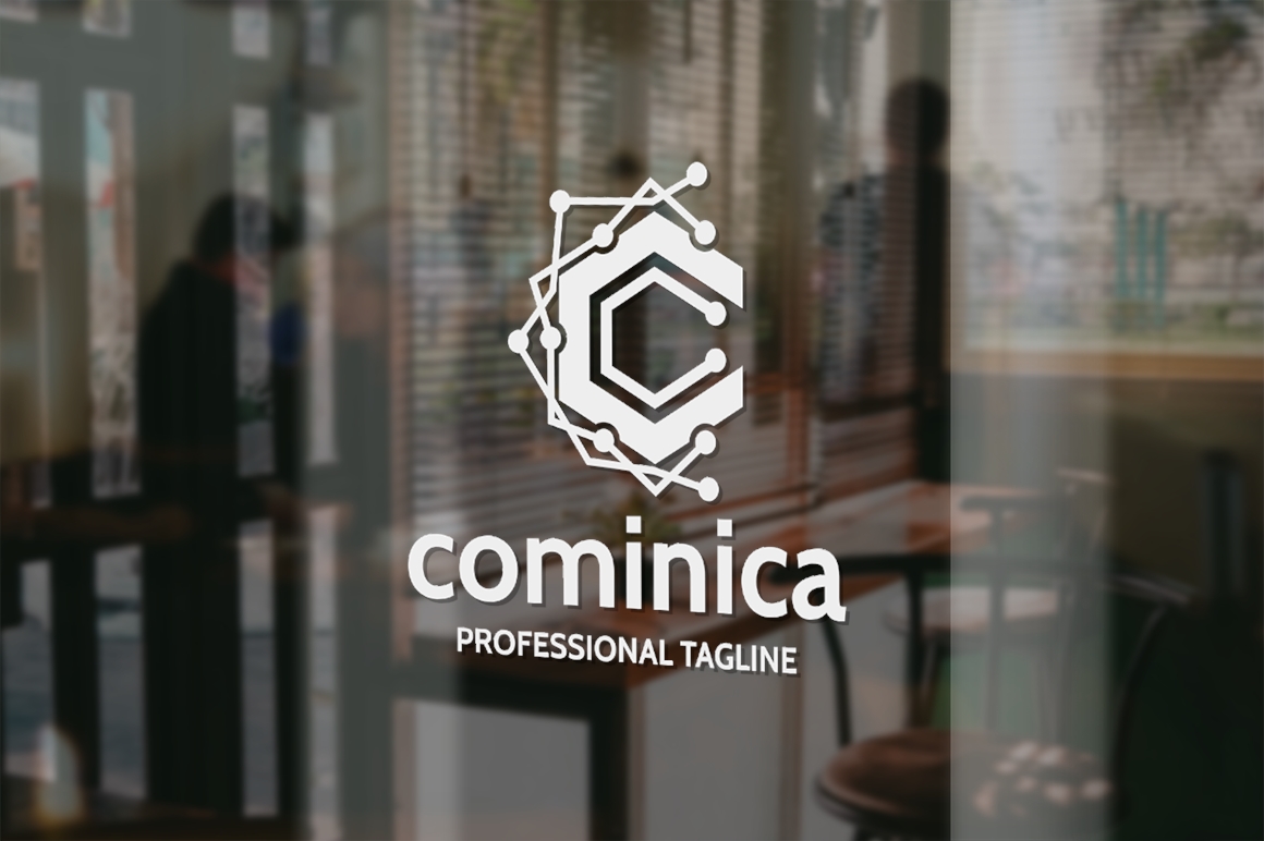 Letter C - Communication Network Logo Template