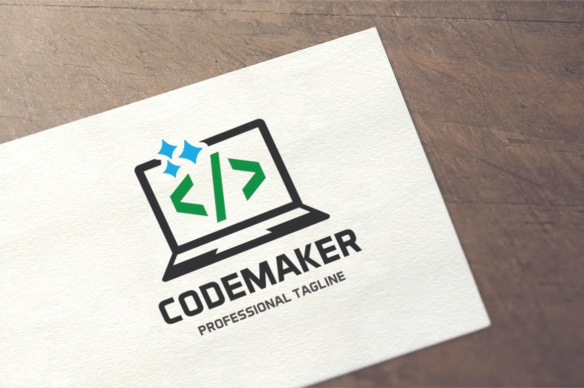 Code Maker Logo Template