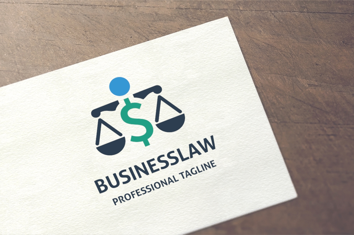 Business Law Logo Template