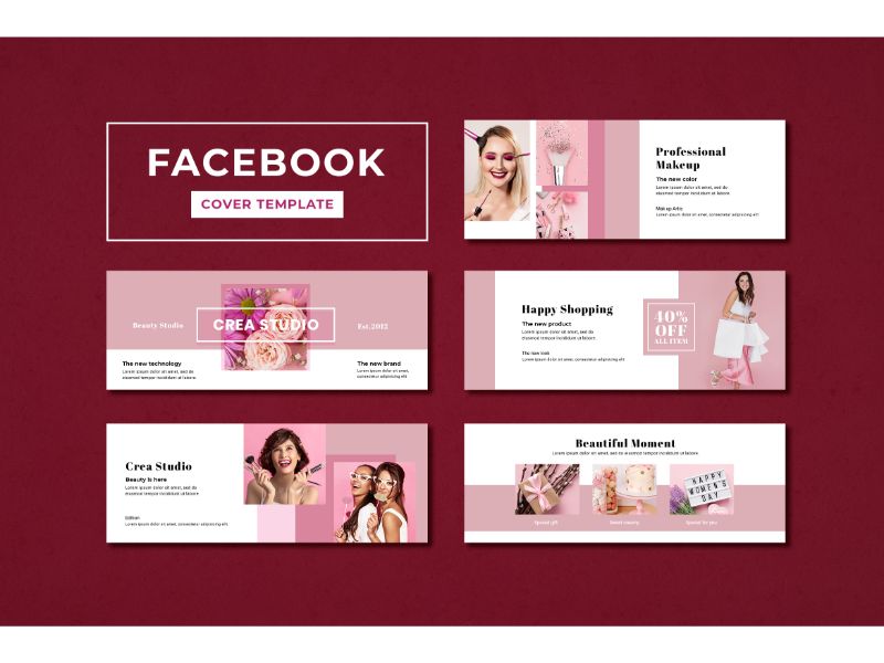 Facebook Cover Creation Studio Social Media Template