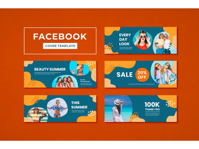 Facebook Cover Beauty Summer Social Media Template