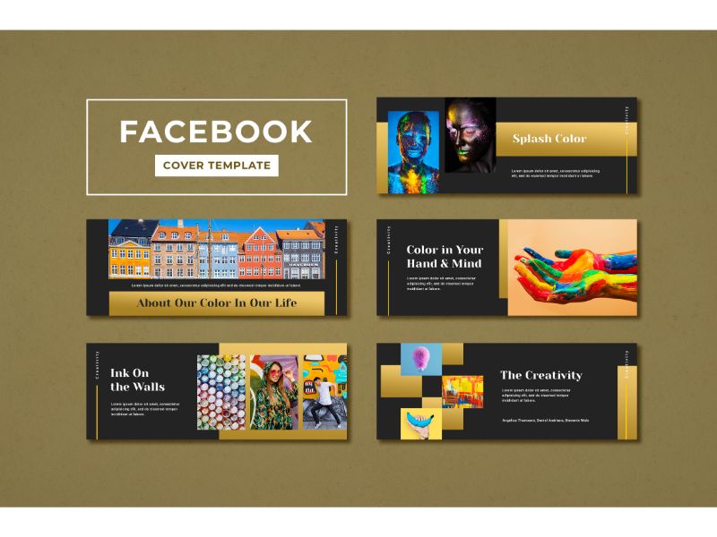 Facebook Cover Splash Cover Social Media Template