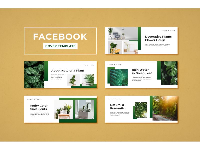 Facebook Cover Natural & Romantic Social Media Template