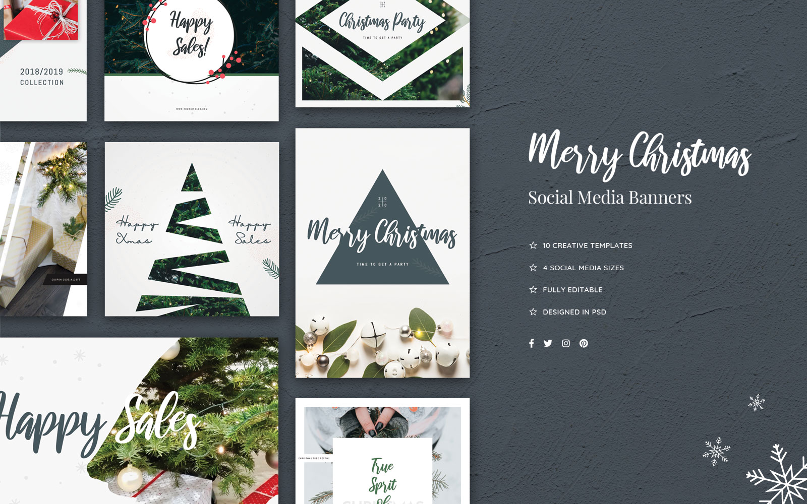 Christmas Banners Social Media Template