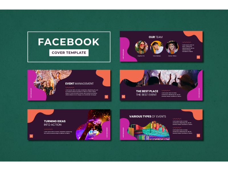 Facebook Cover Event Management - Illustration