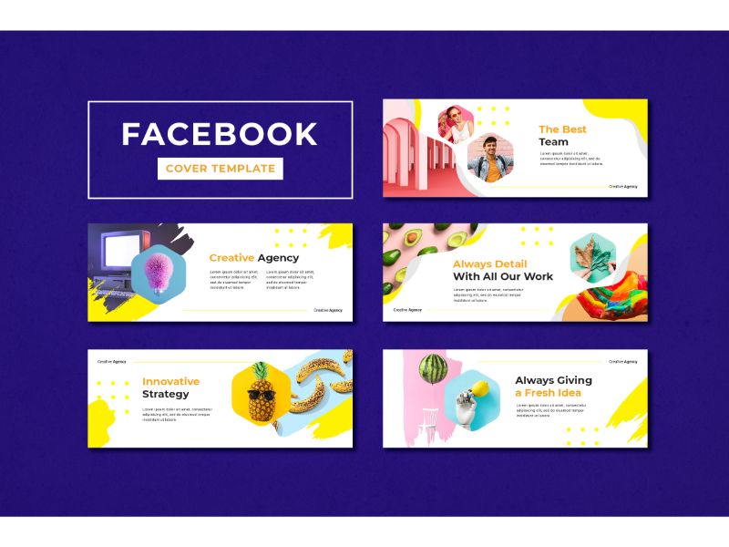 Facebook Cover Creation Agency - Illustration