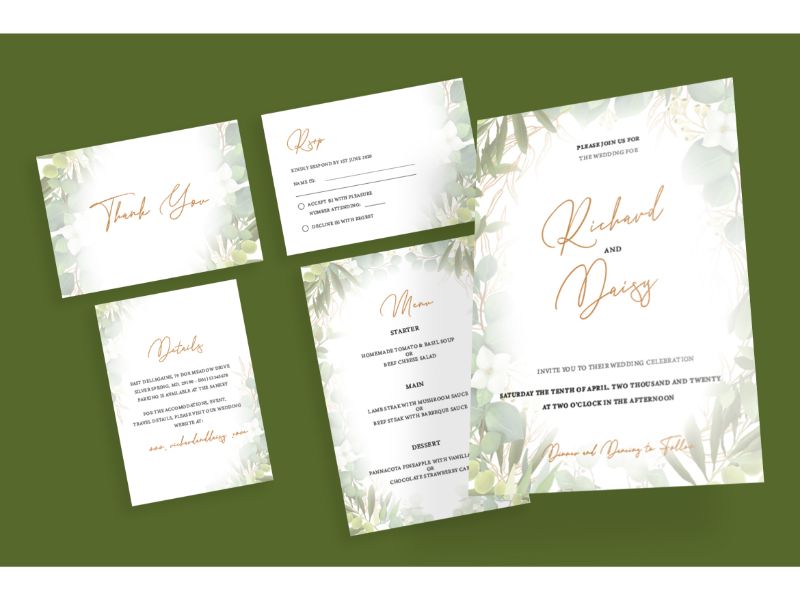 Wedding Invitation 17 White Paradise - Corporate Identity Template