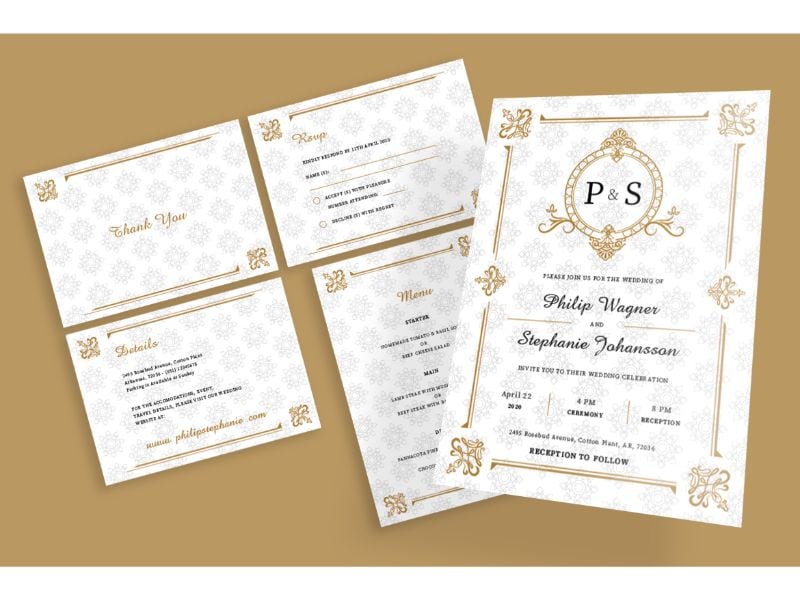 Wedding Invitation 20 Royal Wedding - Corporate Identity Template