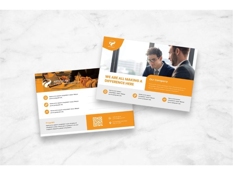 Postcard ArticScale - Corporate Identity Template