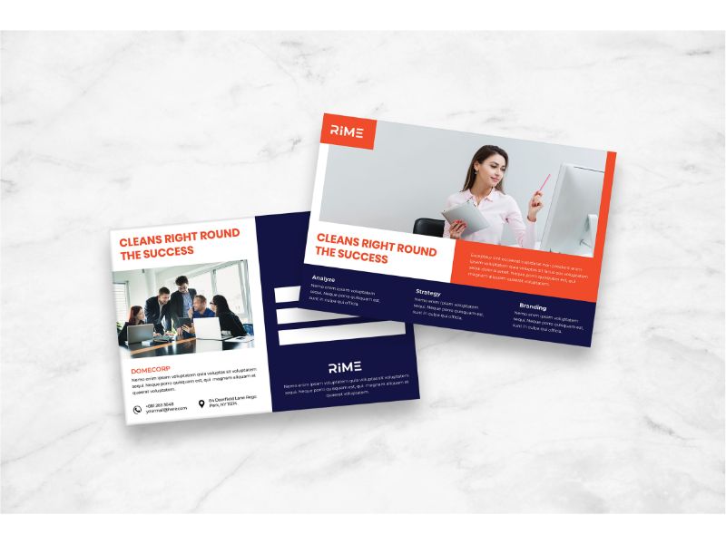 Postcard Rime - Corporate Identity Template