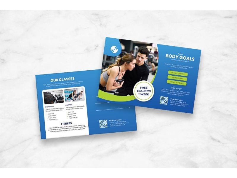 Postcard Body Goals - Corporate Identity Template