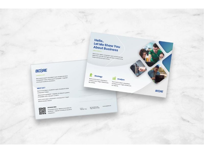 Postcard Boore - Corporate Identity Template