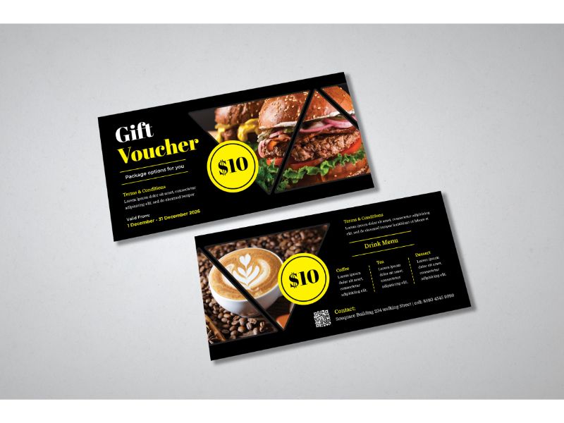 Voucher  Foody 2 - Corporate Identity Template