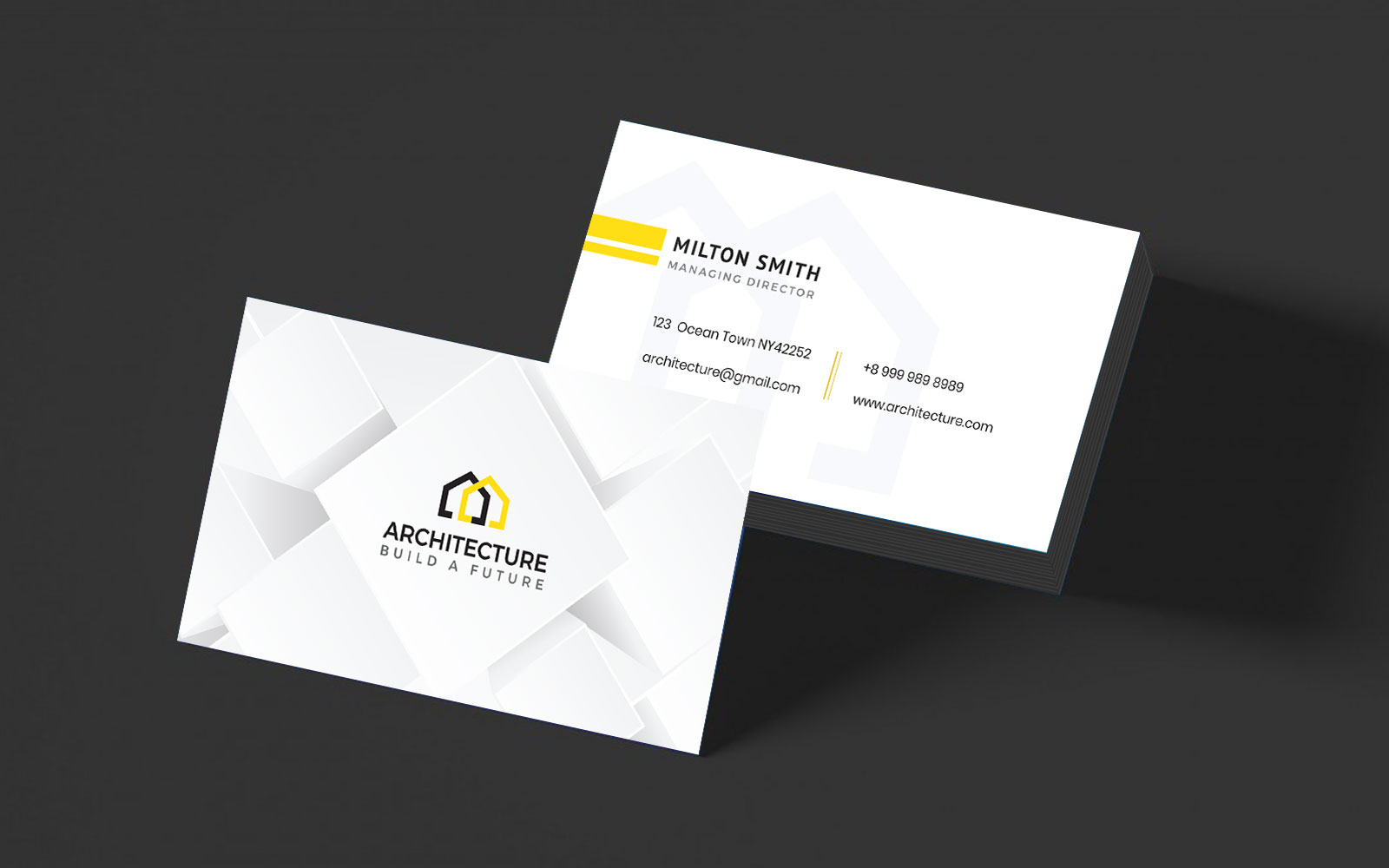 Architecture Business Cards - Corporate Identity Template