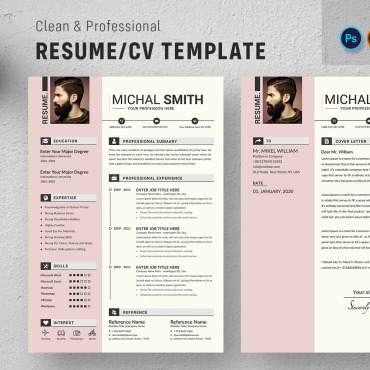 Page Resume Resume Templates 158351