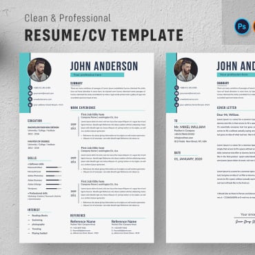 Page Resume Resume Templates 158352