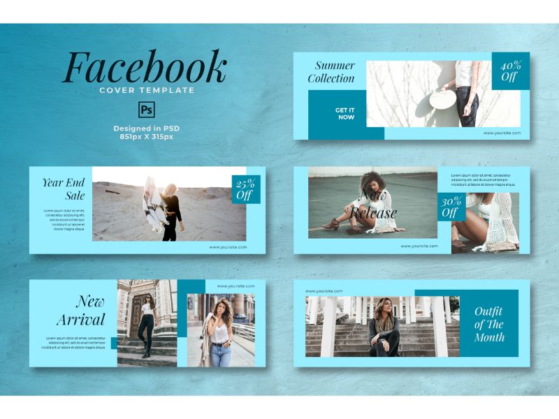 Facebook Cover Release Social Media Template