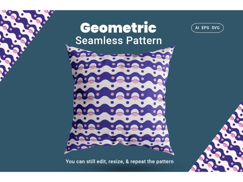 Seamless Pattern Geometric Background