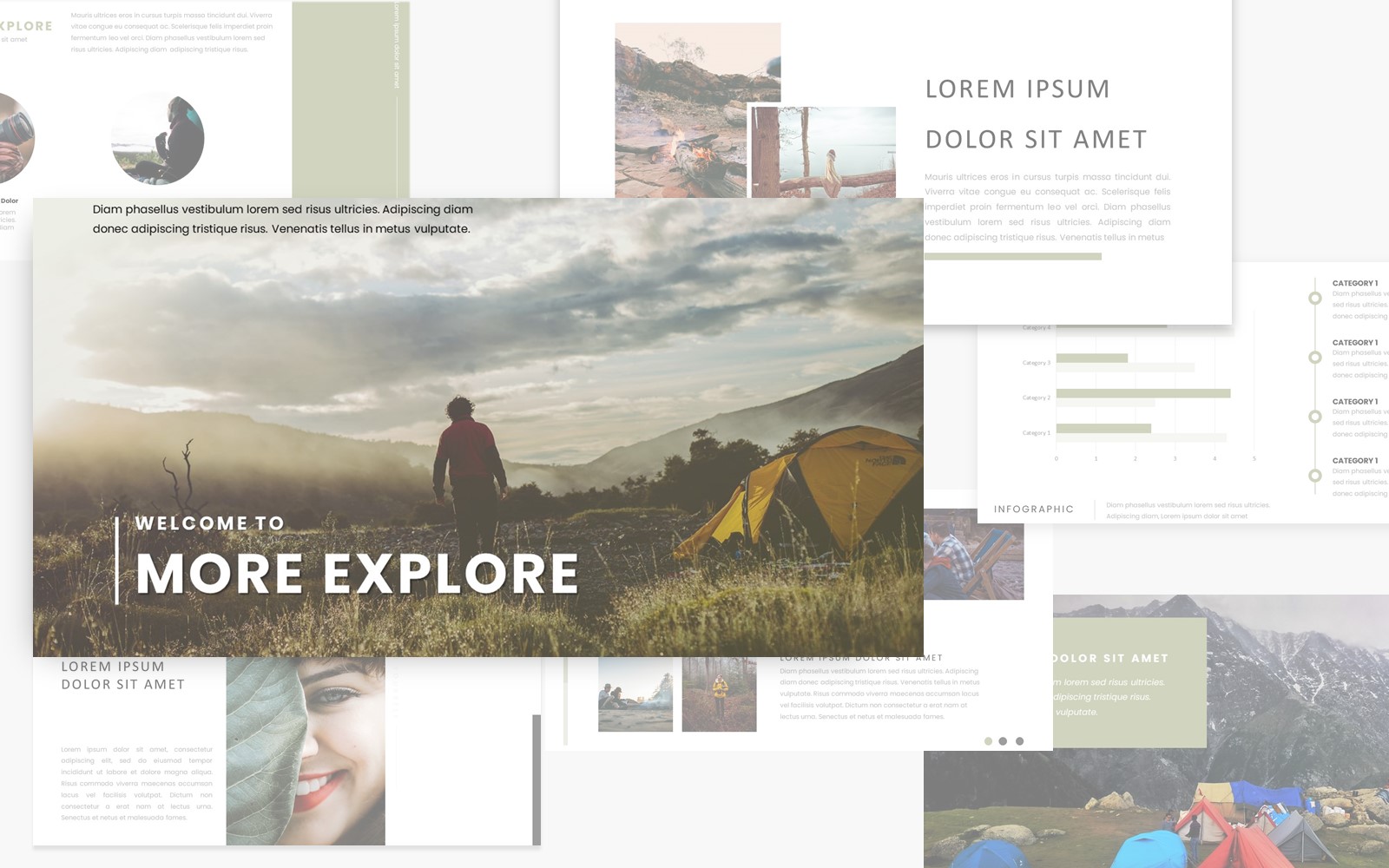 More Explore PowerPoint template