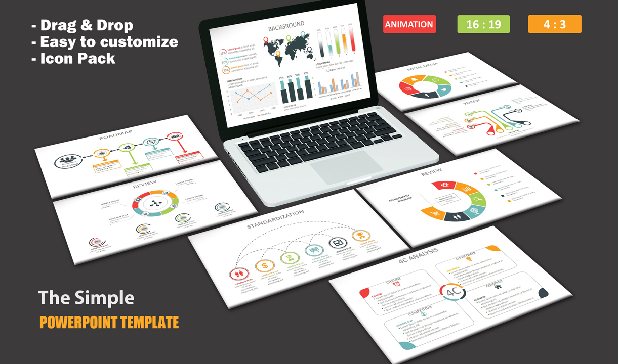 The Simple PowerPoint template