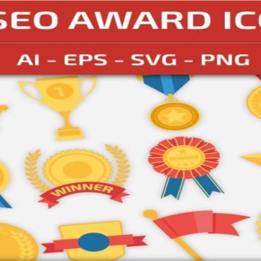 Seo Award Icon Sets 158948