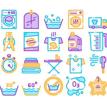 Service Hygiene Icon Sets 158959