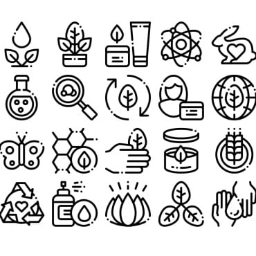 Cosmetics Essence Icon Sets 158967